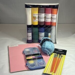 K12 EARLY AMERICAN Art Course Kit Homeschool Yarn Construction‎ Paper
